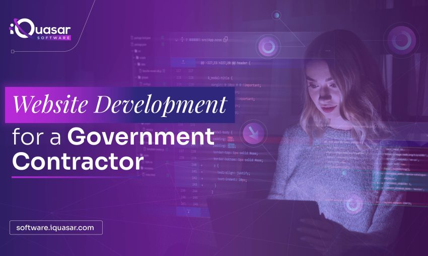 Website development for a government contractor