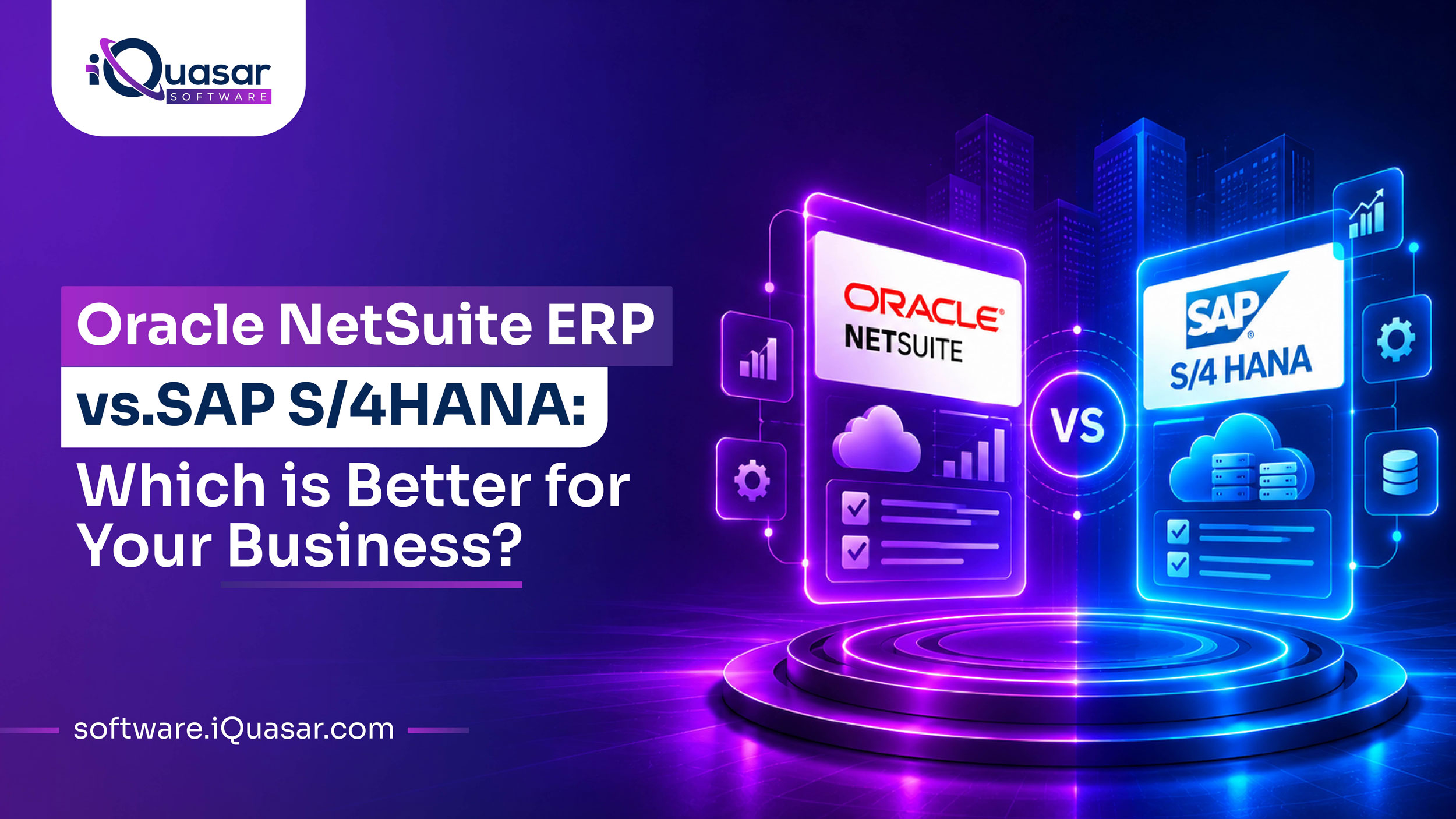 Oracle NetSuite ERP vs. SAP S/4HANA